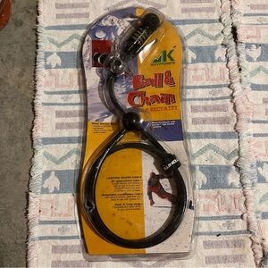 Vintage Kryptonite Ball & Chain Snowboard Security Lock NOS Combo Cable